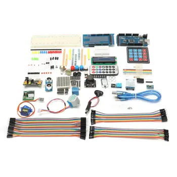 Nové Příjezdu DIY Elektrické Jednotky Ultimate Starter Kit pro Arduino MEGA 2560 1602 LCD Servo Motor LED Relé RTC Elektronické stavebnice