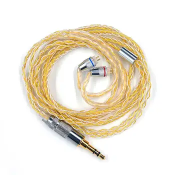 Nové Příjezdu Pro KZ B/C/MMCX Pin Plug 200 Jádra Pletená Sluchátka Kabel pro ZSN/ZST/ZS10/AS10/ES3