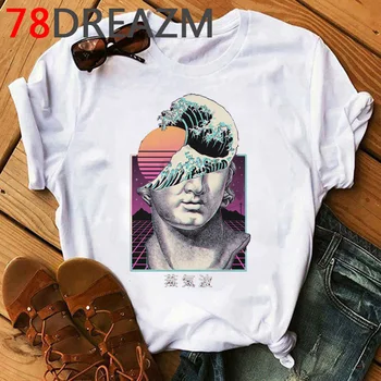 Nové Tiskové Vaporwave T Shirt Muži Harajuku Hip Hop 90s Grunge 2020 Unisex Estetické T-shirt Ullzang Módní Legrační Top Tees Mužské