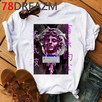 Nové Tiskové Vaporwave T Shirt Muži Harajuku Hip Hop 90s Grunge 2020 Unisex Estetické T-shirt Ullzang Módní Legrační Top Tees Mužské