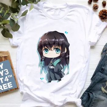 Nové Unisex Dívka Šaty Ležérní Bílé Tričko Dětské Harajuku Tričko Narozeniny Tričko Demon Slayer Baby Boy T Shirt Posádka Krk Anime