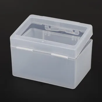 Nové véčko PP transparentní plastové obdélníkové okno nástroj součásti úložný box, 5ks / lot