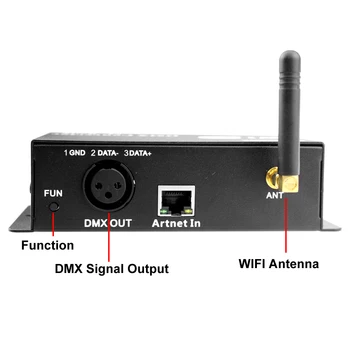 Nové WiFi DMX Ovladač Řízen Android nebo IOS Systémem, Wi-fi Multi Point Controller WF310 Doprava Zdarma