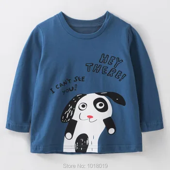 Nový 2020 Děti t-shirt Baby Boys Oblečení Značky Kvalitní Bavlny s Dlouhým Rukávem Bebe dětské Oblečení spodní Prádlo t shirt Boys Tees