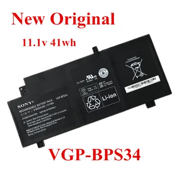 Nový Laptop Originální náhradní Li-ion Baterie pro SONY VGP-BPS34 SVF14A18SC F14A18 11.1 v 41wh