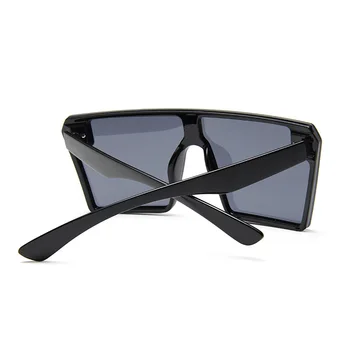 Nový Luxusní Velký Frmae Barevné Sluneční Brýle Pro Ženy Retro Žena Osobnosti Náměstí Sluneční Brýle UV400 Sportovní Odstíny Zrcadlo