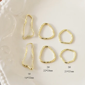 Nový styl 50ks/lot geometrie nepravidelný tvar slitiny plovoucí medailonek přívěsky diy šperky náušnice/oděvní přívěsky příslušenství