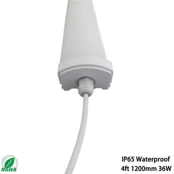 Nový styl. Vodotěsné Led Trubice Světlo, Led Tri-proof Trubice Lampy RA80 4ft 120 cm 54W IP65 Pro Podzemní Parkoviště Skladu