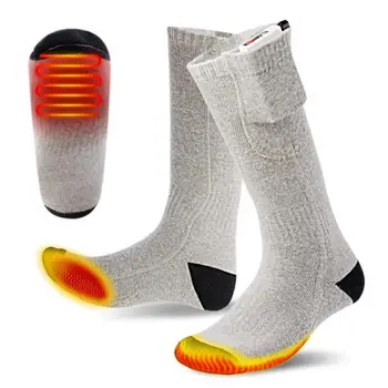 Nový Upgrade Klasický Styl Vyhřívané Ponožky Teplé Nohy Noha Teplejší Rychlovarná Oteplování Tepelné Sox Zimní Lov Dropshipping