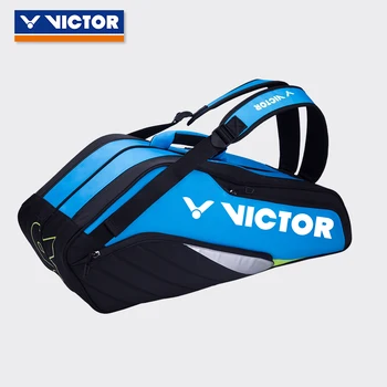 Nový Victor professional Pro Badminton Raketa Pytel s Vysokou kapacitou Sportovní Batoh Tenisové Tašky 12 Kusů Zařízení BR8208