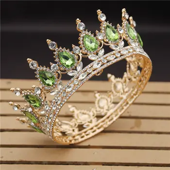 Nádherné Křišťálové Koruny Hlavy, Šperky, Svatební Kruh Nevěsta Čelenka Svatební Crown Royal Queen Čelenky Vlasy, Šperky, Doplňky
