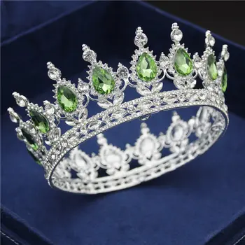 Nádherné Křišťálové Koruny Hlavy, Šperky, Svatební Kruh Nevěsta Čelenka Svatební Crown Royal Queen Čelenky Vlasy, Šperky, Doplňky