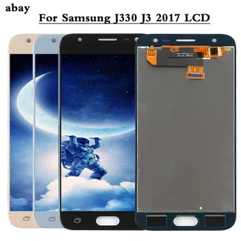 Náhradní Lcd Pro Samsung Galaxy J3 2017 J330 J330F LCD Displej Dotykový Displej Digitizer Shromáždění Upravit Jas Opravy Součástí