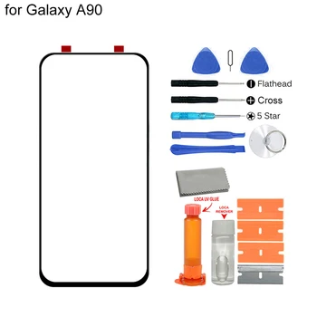Náhradní Přední Sklo Screen Repair Kit pro Samsung Galaxy A30 A10 A70 A80 A90