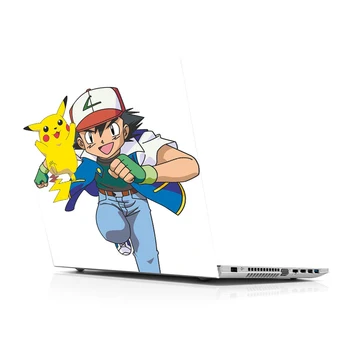 Nálepka Mistr Pokemon Go Popela A Picachu Spustit Univerzální Nálepka Laptop Vinyl Kožní Kryt Samolepka Pro 10 12 13 14 15.4 15.6 16 17 19 