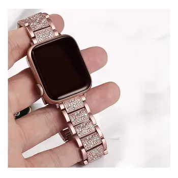 Náramek Pro Apple Watch 6 iWatch Kapela Série 6/5/4/3/2/1 Popruh Pro Apple Watch SE 44 mm 40 mm 42 mm 38 mm Bling Metal Kapely