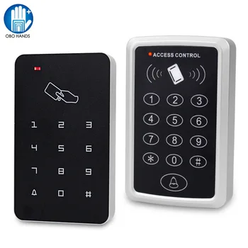 OBO Ruce RFID Přístup k Ovládání Klávesnice 125KHz Blízkosti Přístup Správce Otvírač Dveří Pro Vstup Bezpečnostní Systém s EM ID Klíčové Tag