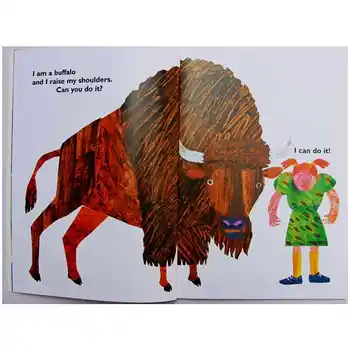 Od Hlavy až k Patě Od Eric městě Carle Vzdělávací anglicky Picture Book Learning Card Příběh Kniha Pro Dítě Děti Děti Dárky