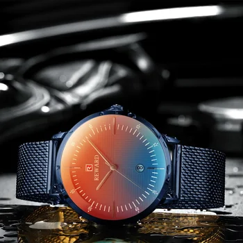 ODMĚNA 2021 Nové Pánské Hodinky Top Značky Luxusní Ultra Tenké Křemenné Hodinky Muži Ležérní Hodiny Módní Sportovní Vodotěsné Náramkové hodinky
