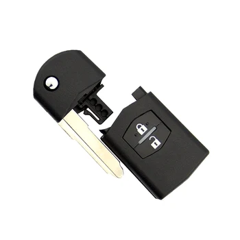 OkeyTech Náhradní 2 Tlačítka Skládací Smart Auto Klíč Flip Vzdálené Fob Klíč 315MHZ pro Mazda 3 6 M3 M6 S 4D63 Čip Uncut Blade
