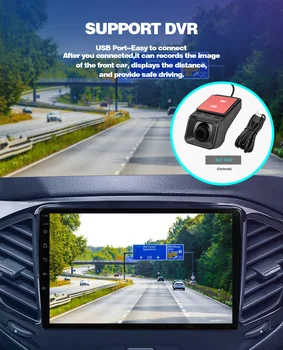 OKNAVI pro Toyota Yaris 2005-2012 Android 9.0 9 Palcový Multimediální Auto DVD Přehrávač GPS Navigace, 2din Bluetooth Autorádio Anténa
