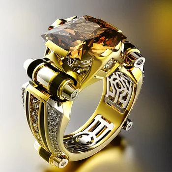 OMHXZJ Velkoobchod RR1298 Evropská Móda v Pořádku, Člověk, Strana, Narozeniny, Svatební Dar Luxusní Náměstí AAA Zirkon 18KT Zlato Bílé Zlato Prsten