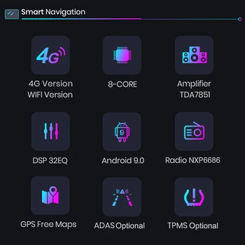 ONKAR Android Auto GPS Radio Pro Renault Arkana 2019 Auto Multimediální Video Přehrávač pro Android 9.0 hlavní Jednotka Rám USB Port BT 5.0