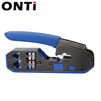ONTi RJ45 Nástroje rj45 Krimpovací Nástroj Network Kleště Stripper Cutter Ethernet Kabel Fit RJ45, Cat6, Cat5e Cat5 RJ11 RJ12 Konektor