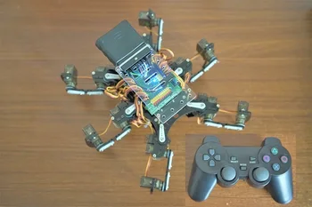 Open Source Spider Robot Arduino Senzoru Štít Šest Led SG90 Servo Řízení DIY Student Program Projektu KMENOVÝCH Kit