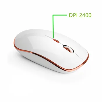 Optická Bezdrátová Myš 2.4 G Nastavitelný Vysoká Přesnost DPI Přenosný USB Přijímač oblíbené myši
