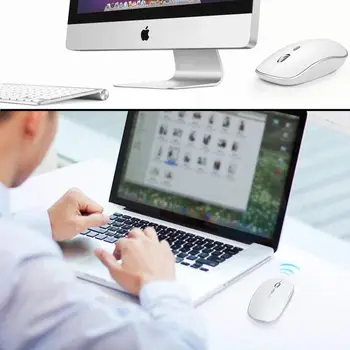 Optická Bezdrátová Myš 2.4 G Nastavitelný Vysoká Přesnost DPI Přenosný USB Přijímač oblíbené myši