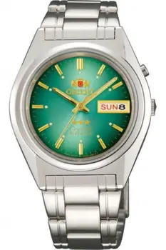 Orient Tristar pánské hodinky FEM0501LF ocel zelená automatické pánské hodinky zelené dial steel náramek