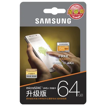 Originál SAMSUNG Paměťová Karta EVO 64GB U3 16GB Class10 Kartu Micro SD 32GB microSD UHS-I TF Karta 128GB cartao de memoria