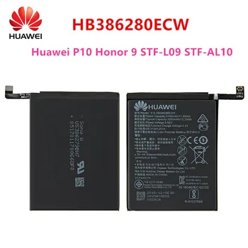 Originální HB386280ECW 3300mAh baterie Pro Huawei P10 Počest 9 STF-L09 STF-AL10 Mobilní Telefon