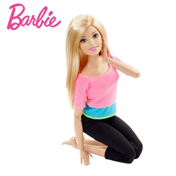 Originální Značky Barbie Jóga Panenky Volný Styl Předstírat, Hračky Pohyblivé Tělo Barbie Bebe Reborn Různých Oblečení, Příslušenství DHl81