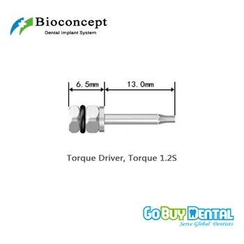Osstem TSIII&Hiossen ETIII Kompatibilní Bioconcept BV Zubní Přístroje točivého Momentu Řidič, D 1,2 mm, krátký (353030)