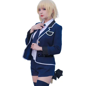 Osud Apokryfy Johanka z Arku Školní Uniformu Obleky Bunda Kabát Kalhoty Kostým Anime Cosplay Kostýmy