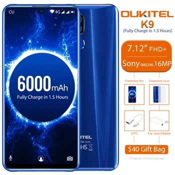OUKITEL K9 Celular Telefony 7.12