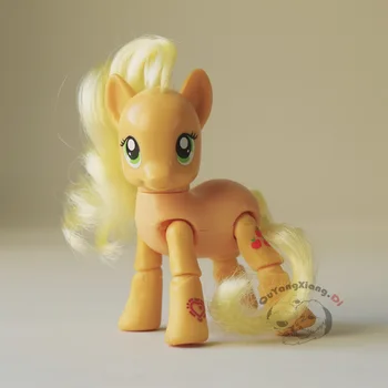 P8-051 Akční Figurky 8 cm Malé Roztomilé Koně, Model Panenka Applejack Applebucking Poseable Anime Hračky pro Děti