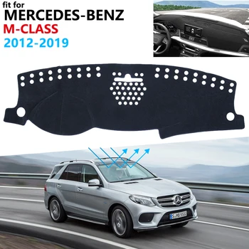 Palubní deska Krycí Ochranná Podložka pro Mercedes Benz M Třída GLE W166 2012~2019 Anti-UV Koberec ML 350 ML250 GLE250 GLE350 AMG