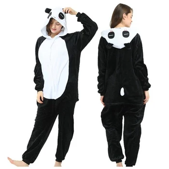 Panda Zvíře Dospělé Fu Panda Onesies Pyžamo, Flanel Red Panda Rodina Strana, Cosplay Kostýmy