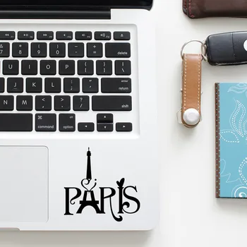 Paříž Eiffelova Věž Kombinace Trackpadu Notebook Obtisk Nálepka pro Macbook Pro Air Retina 11 12 13 15 palcový Vinyl Mac Touchpad Kůže