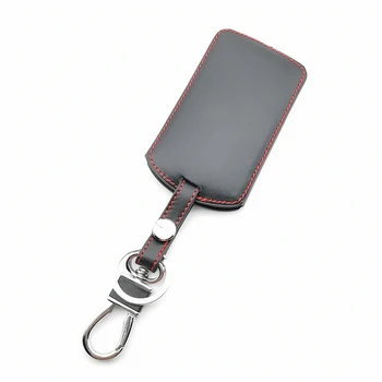 Perfektní Kožené Klíč Případě FOB Kryt Pro Mazda 5 6 CX-7 CX-9 RX8 MX5 3 Tlačítka Smart Card Case Ochranný shell