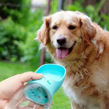 Pet Pes, Láhev s Vodou Přenosné Pitné vody 