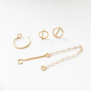 Piercing Ručně Vyráběné Náušnice 925 Silver/Gold Naplněné Střapcem Šperky Brincos Vintage Pendientes Náušnice Pro Ženy Oorbellen
