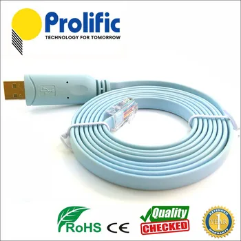 Plodný pl2303ra usb, rs232, rj45 konzole kabel pro Cisco H3C HP Arba Huawei Fortinet config router konzole kable 72-3383-01