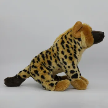 Plyšové hračky plněné panenky simulace zvíře Hyaenidae Hyena La hiena crocuta pes spaním příběh, dárek k narozeninám vánoční dárek 1ks