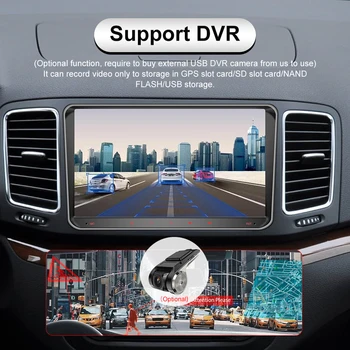 Podofo 2Din autorádia Multimediální Video Přehrávač, Auto GPS, Autoradio Pro VW Volkswagen Škoda Polo Golf Seat Passat B6 Tiguan Stereo