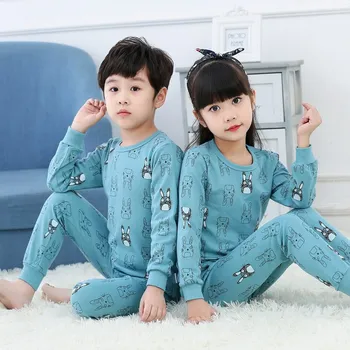 Podzim Děti Oblečení Děti Oblečení Set Boys Pyžama Sady Totoro Karikatura Noční Prádlo Tisku Pyžamo Dívky, Oblečení Na Spaní Baby Pyjama