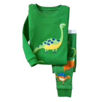 Podzimní Novorozené Chlapce Oblečení Set Děti Dinosaurus Tisk Sady Oblečení Dívky Dlouhý Rukáv Top + Kalhoty 2 Ks Sportovní Oblek, Děti, Kostým